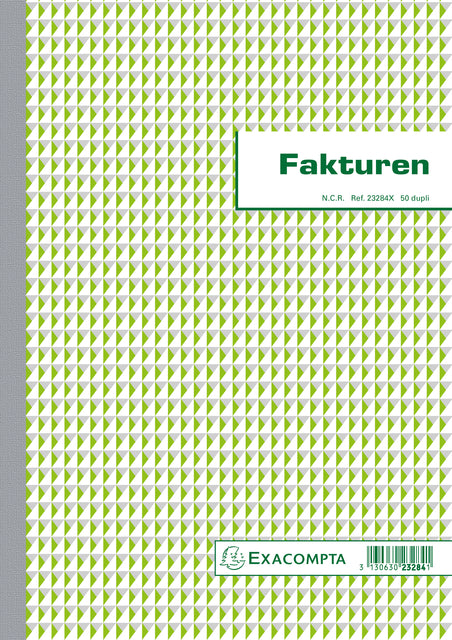 Exacompta - Kasboek exacompta manifold facturen dupli 50vel