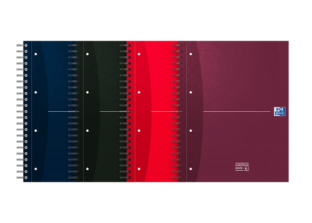 Cahier Oxford Essentials cahier européen A4+ 120 feuilles assorties