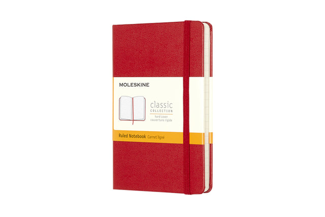 Moleskine - Notitieboek moleskine pocket 90x140mm lijn hc rd