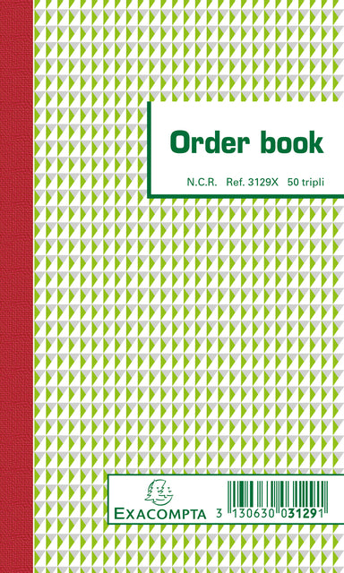 Exacompta - Orderboek exacompta 175x105mm 50x3vel