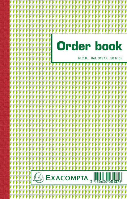 Exacompta - Orderboek exacompta 210x135mm 50x3vel