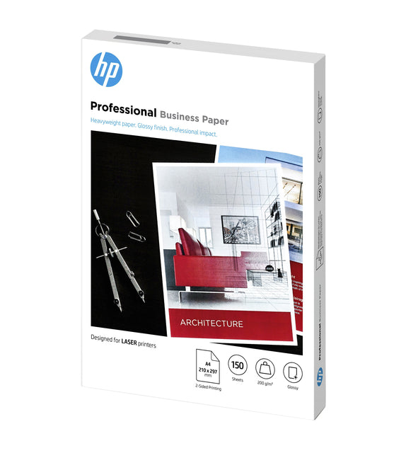 HP - Fotopapier hp 7mv83a a4 laser 200gr glans