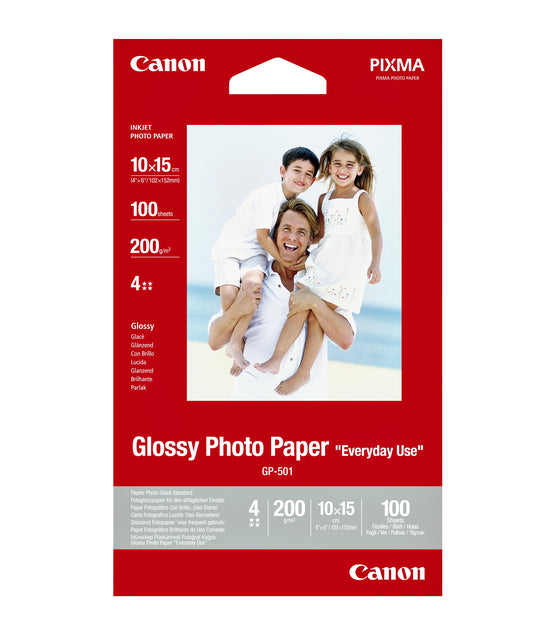 Canon - Fotopapier canon gp-501 10cmx15cm 200gr glans