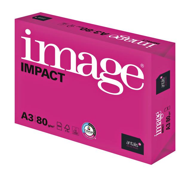 Image - Kopieerpapier image impact a3 80gr wit | 5 stuks