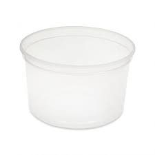 Gobelet à soupe pp transparent 115/70 500cc 500 pièces