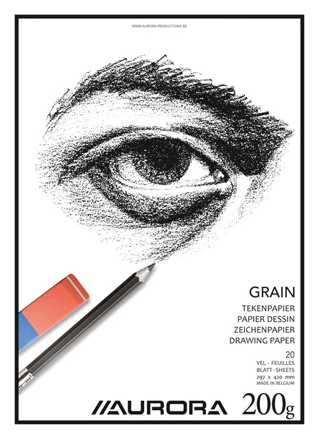 Bloc dessin Aurore A3 40 pages 200gr
