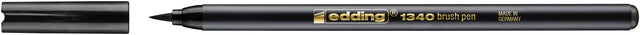 Edding - Brushpen edding 1340 zwart | 10 stuks