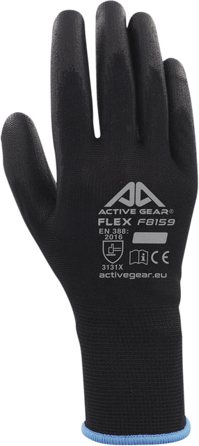 ActiveGear - Handschoen activegear grip puflex zwart small | 12 stuks