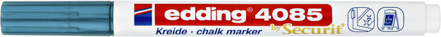 Edding - Krijtstift edding 4085 rond 1-2mm metallic blauw