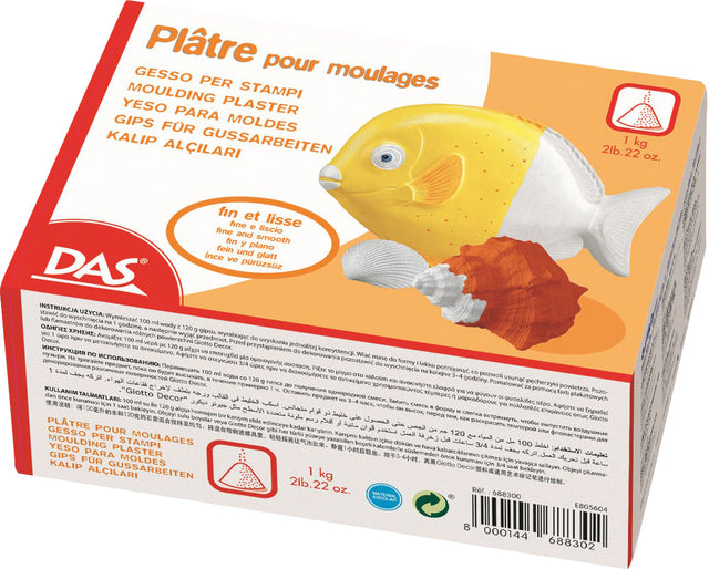 Das - Gipspoeder das 1kg | 10 stuks