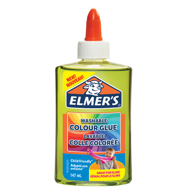 Colle pour enfants Elmer's vert transparent
