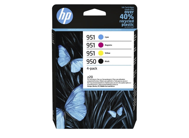 HP - Inktcartridge hp 6zc65ae 950/951 zwart + 3 kleuren