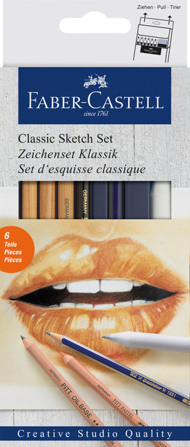 Faber Castell - Potlood faber-castell goldfaber classic 6-delig | 66 stuks
