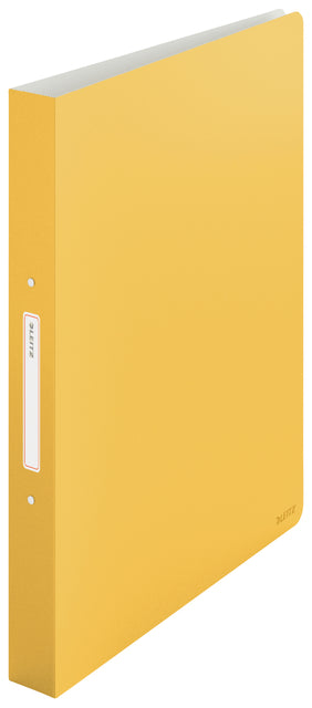 Classeur à anneaux Leitz Cosy A4 2 anneaux O-mech 25mm PP jaune | 480 pièces