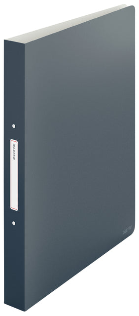 Classeur à anneaux Leitz Cosy A4 2 anneaux O-mech 25mm PP gris