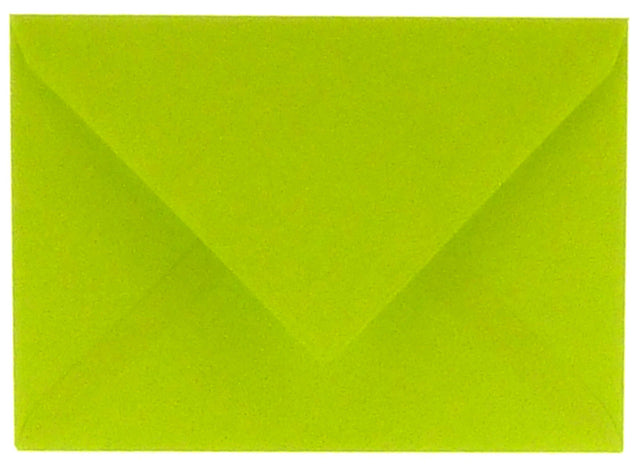 Enveloppe Papicolor EA5 156x220mm vert pomme | 75 pièces