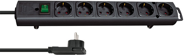 Brennenstuhl - Stekkerdoos brennenstuhl comfort plus 6vdig 2m zw