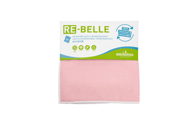 Greenspeed - Microvezeldoek re-belle 40x40cm roze