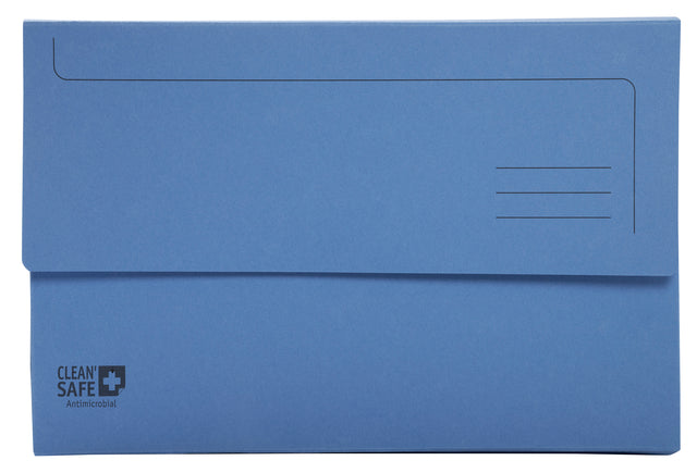 Exacompta - Pocketmap exacompta cleansafe a4 400gr blauw | 10 stuks
