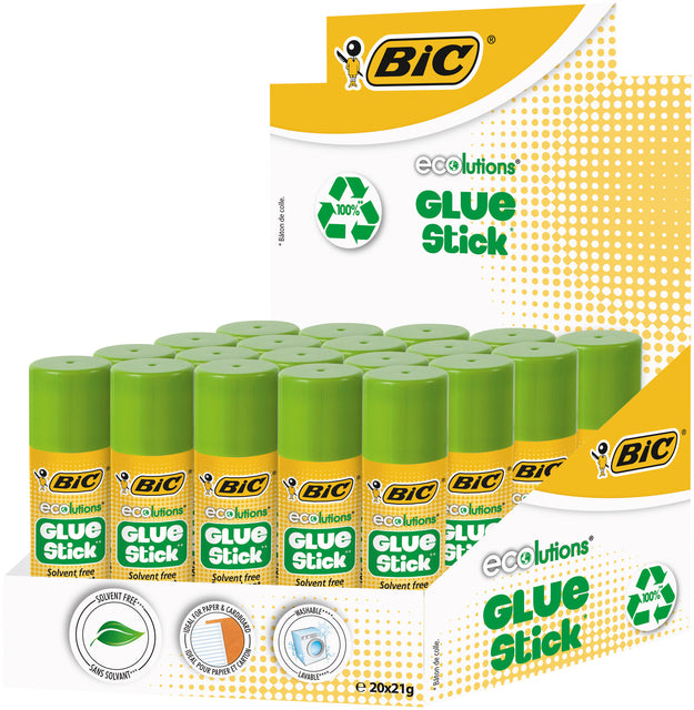 Bic Ecolutions - Lijmstift bic ecolutions 21gr | 448 stuks