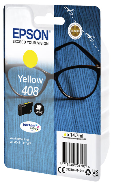 Cartouche d'encre epson t09j440 408 jaune | 8 pièces