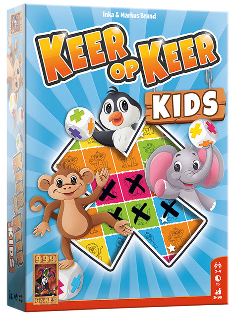 999 games - Dobbelspel keer op keer kids | 6 stuks