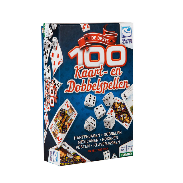 Clown - Spel speelkaarten en dobbelen clown | 6 stuks