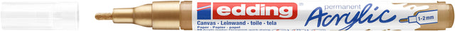 Marqueur acrylique edding e-5300 fin or riche | 10 morceaux