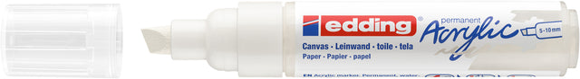 Edding - Acrylmarker edding e-5000 breed verkeerswit