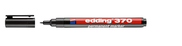 Stylo feutre edding 370 rond 1mm noir