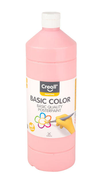 Creall - Plakkaatverf creall basic roze 1000ml | 6 stuks