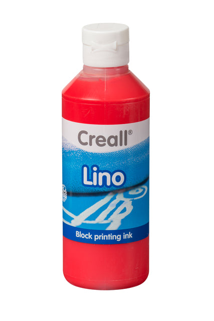 Creall - Linoleumverf creall lino lichtrood 250ml | 6 stuks