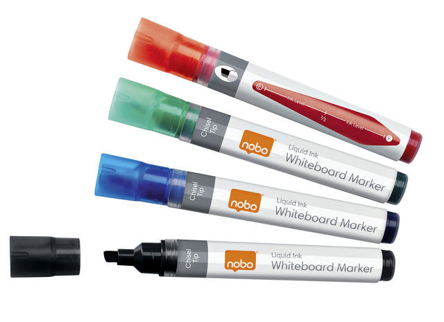 Nobo - Whiteboardmarker nobo liquid schuin ass 4mm | 12 stuks