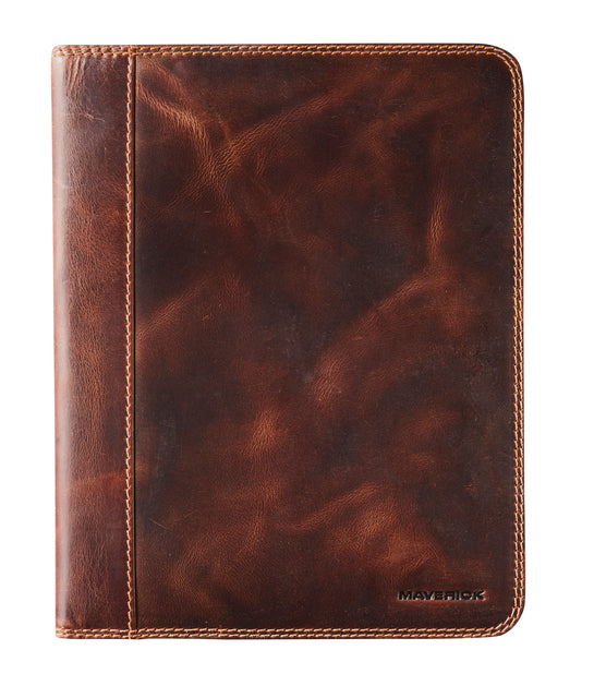Ecritoire Maverick The Original A5 avec bloc-notes cuir marron