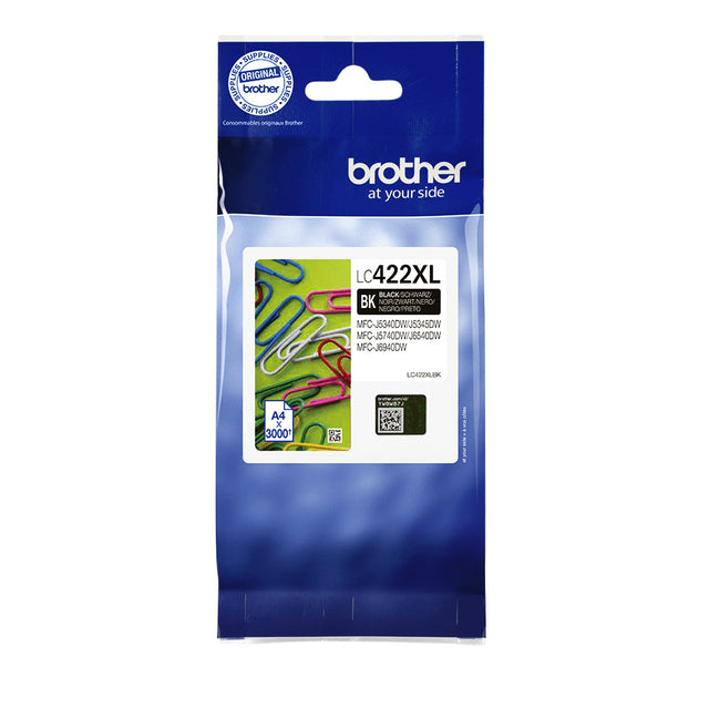 Brother - Inktcartridge brother lc-422xlbk zwart