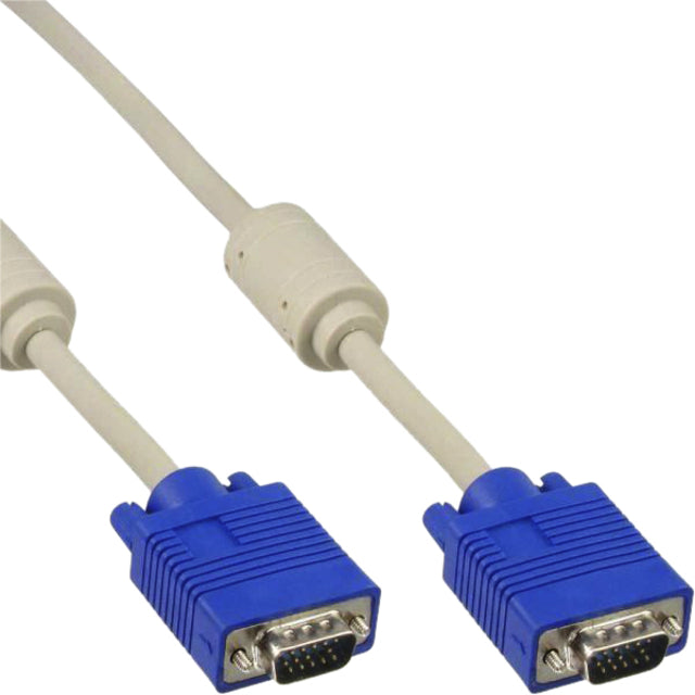 InLine - Kabel inline s vga 15hd m-m 2 meter beige en blauw