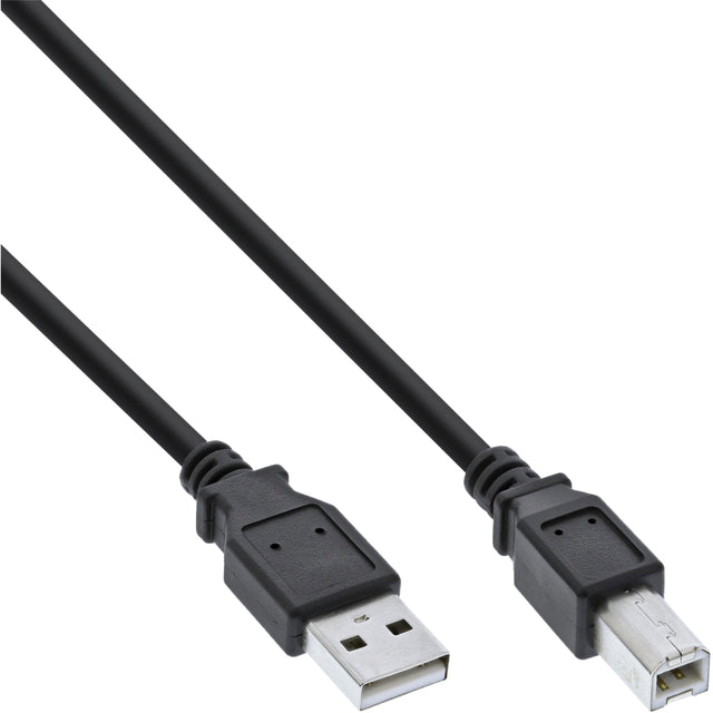InLine - Kabel inline usb 2.0 a-b 3 meter zwart