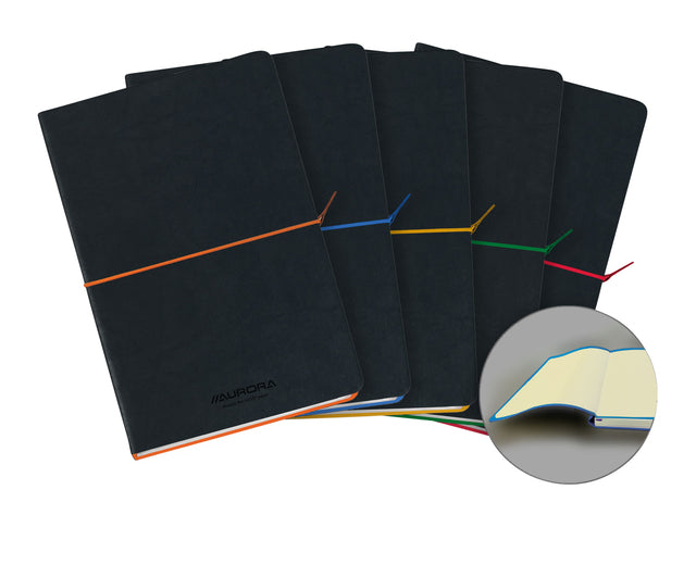 Aurora - Notitieboek aurora tesoro a5 100blz lijn 80gr ass