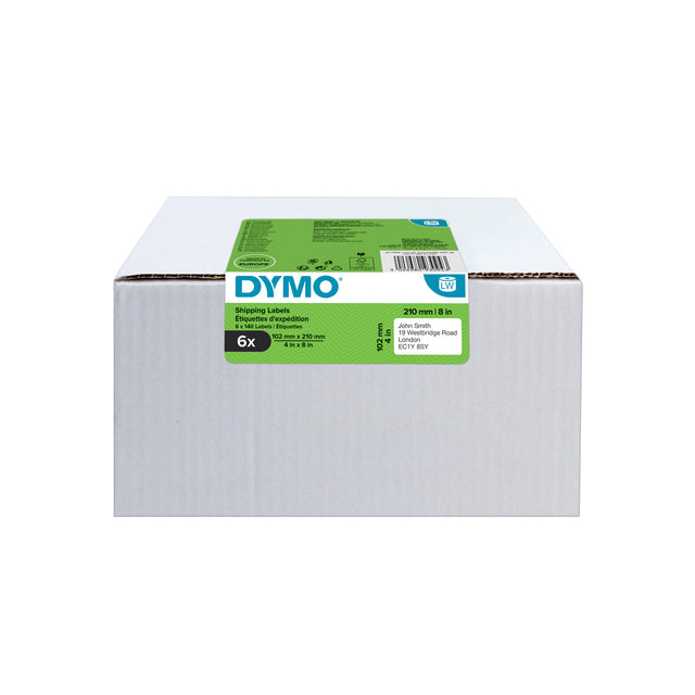 Dymo - Etiket dymo labelwriter 5xl verzend 102x210 6st