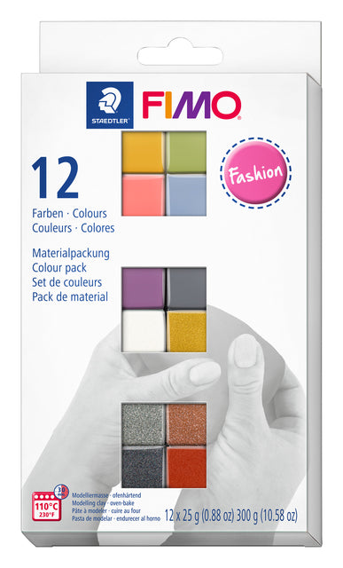 Fimo - Klei fimo soft colourpack 12 fashioncol