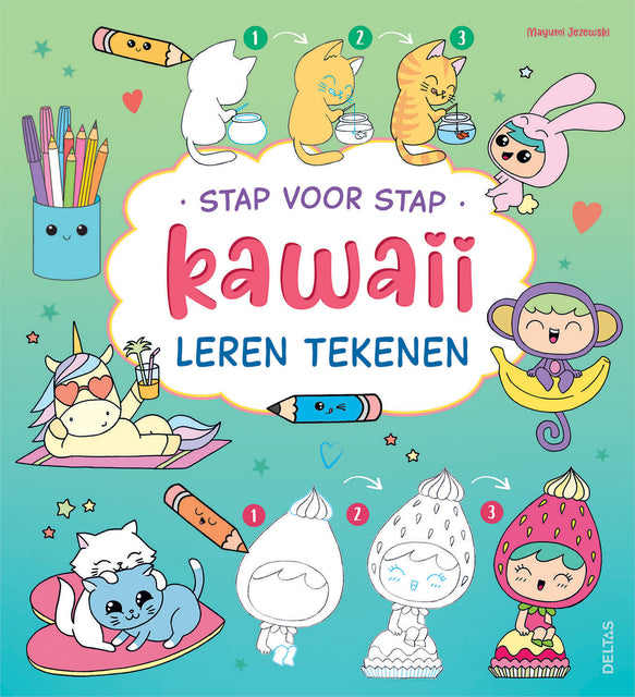 Deltas - Tekenboek deltas s voor s kawaii