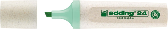 Surligneur edding 24 eco vert pastel | 10 morceaux