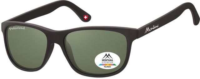 Montana - Zonnebril montana groen g15 polar glas mat zwart