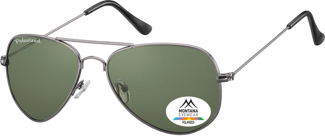 Montana - Zonnebril montana groen g15 polar glas staalk