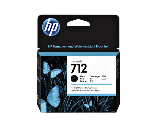 HP - Inktcartridge hp 712 3ed71a zwart