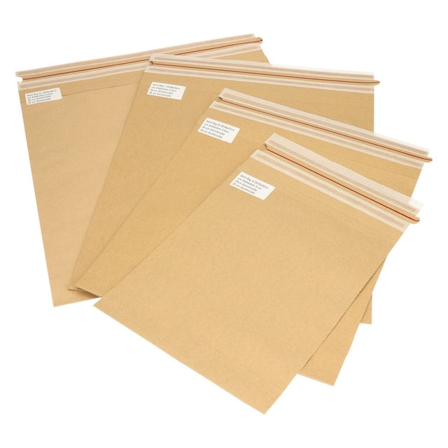 Emballage d'expédition IEZZY Sendbag 23/25 x 32 + 5 cm marron