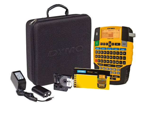 Imprimante d'étiquettes Dymo Rhino 4200 qwerty en étui