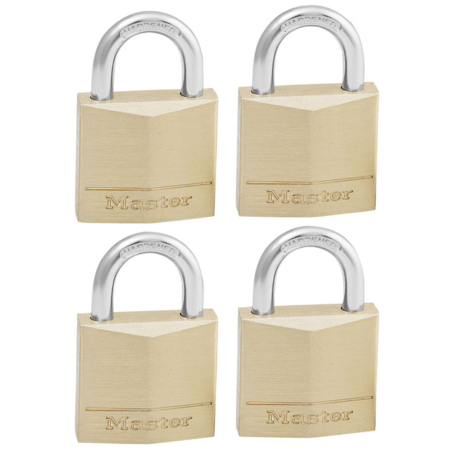 Cadenas MasterLock 4 s'entrouvrant laiton 30mm