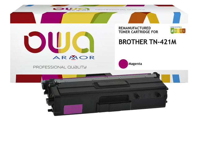 OWA - Toner owa brother tn-421m rood