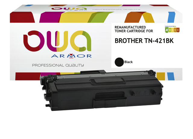 OWA - Toner owa brother tn-421bk zwart